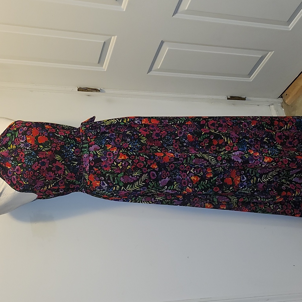 ModCloth Illuminated Elegance Floral Maxi Dress XS - Picture 3 of 9